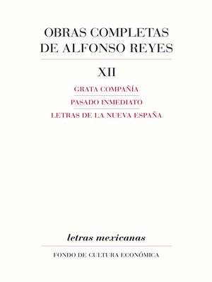 cover image of Obras completas, XII
